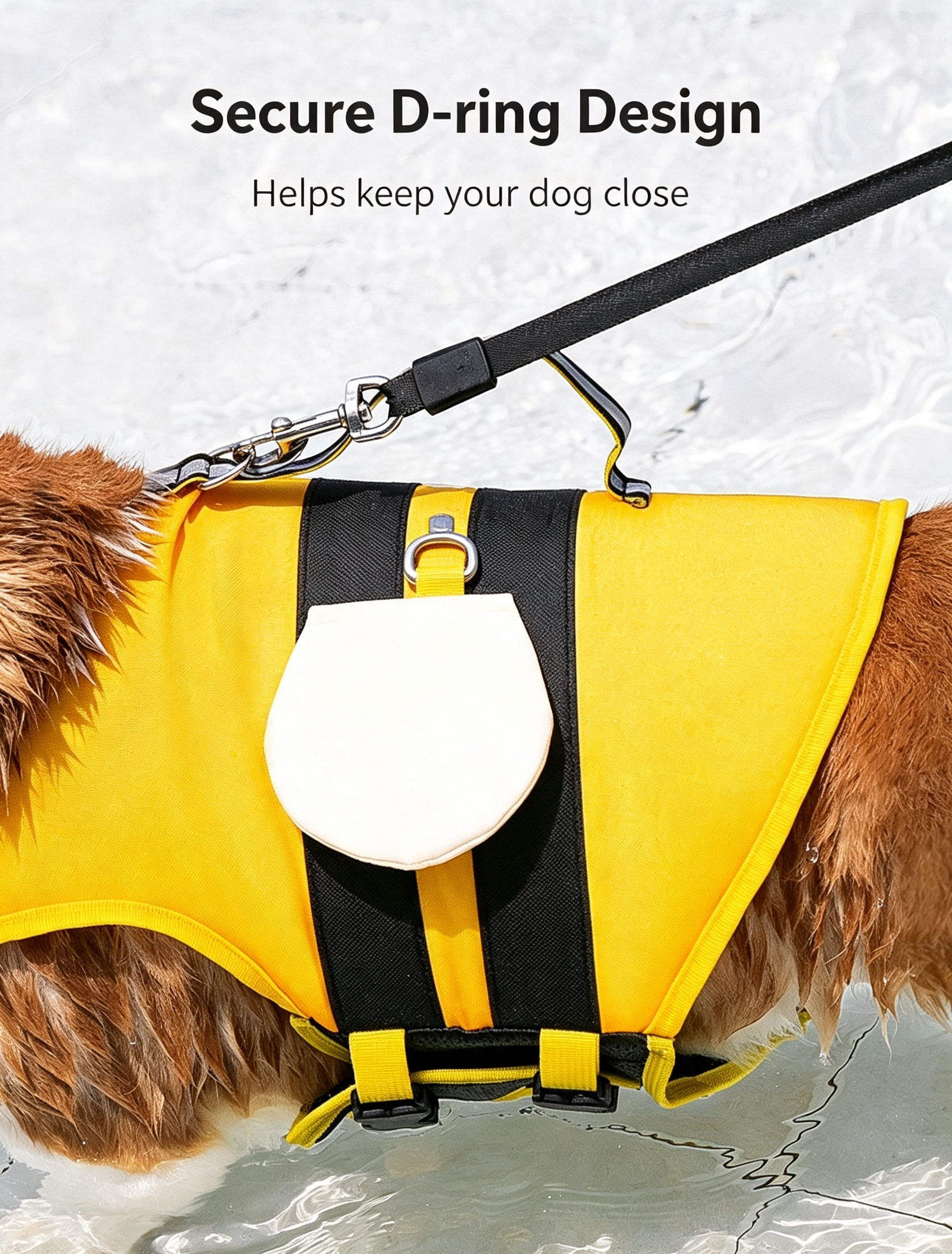 Cute Cartoon Dog Life Jacket | Bee, Duck & Crocodile Pet Swim Vest with Head Support, Reflective Rescue Handle & Leash D-Ring