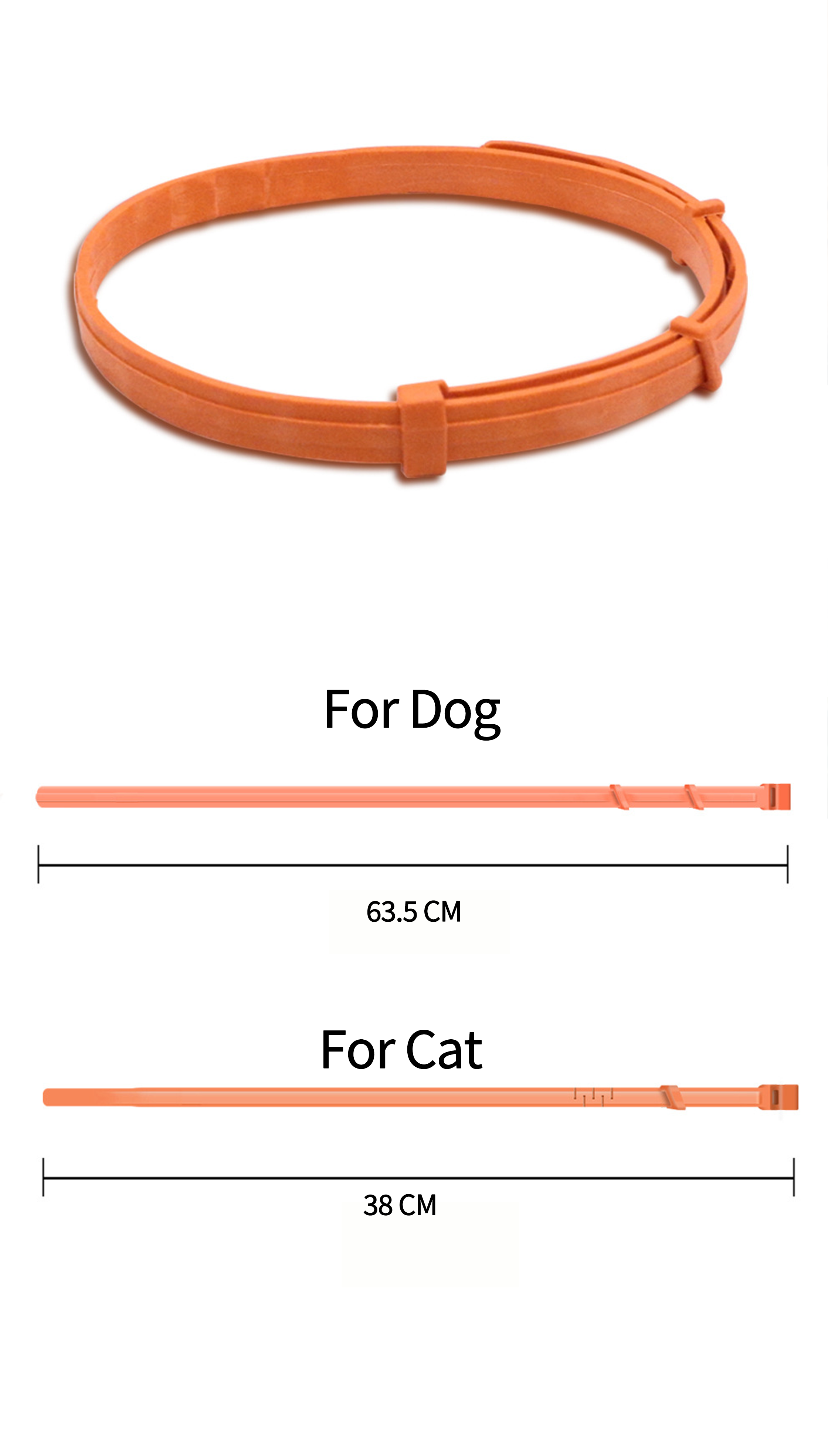 Pet Lavender Aroma Collar for Dogs & Cats, Waterproof Adjustable TPR Scent Collar Lasts Up To 60 Days