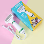 2‑in‑1 Pet Hair Dryer Brush, 300W Low‑Noise Hot Air Grooming Comb, 3 Speed Adjustable, Detangling & Drying Brush for Dogs & Cats, 110‑230V Multi‑Plug