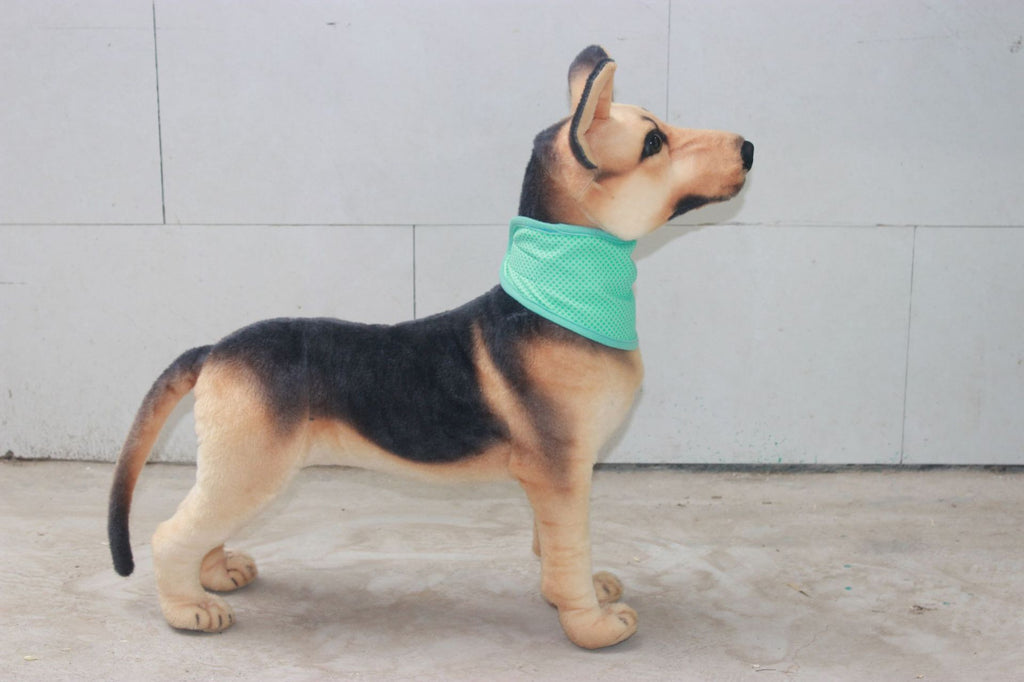 Adjustable Pet Cooling Neck Scarf, Reusable Evaporative Cool Wrap for Dogs & Cats, Velcro Fastener, Multi‑Purpose Neck or Head Wear, S/M/L Sizes