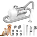 All‑in‑One Pet Grooming Vacuum Kit｜Low‑Noise Strong Hair‑Suction with 12 Attachments for Dogs & Cats