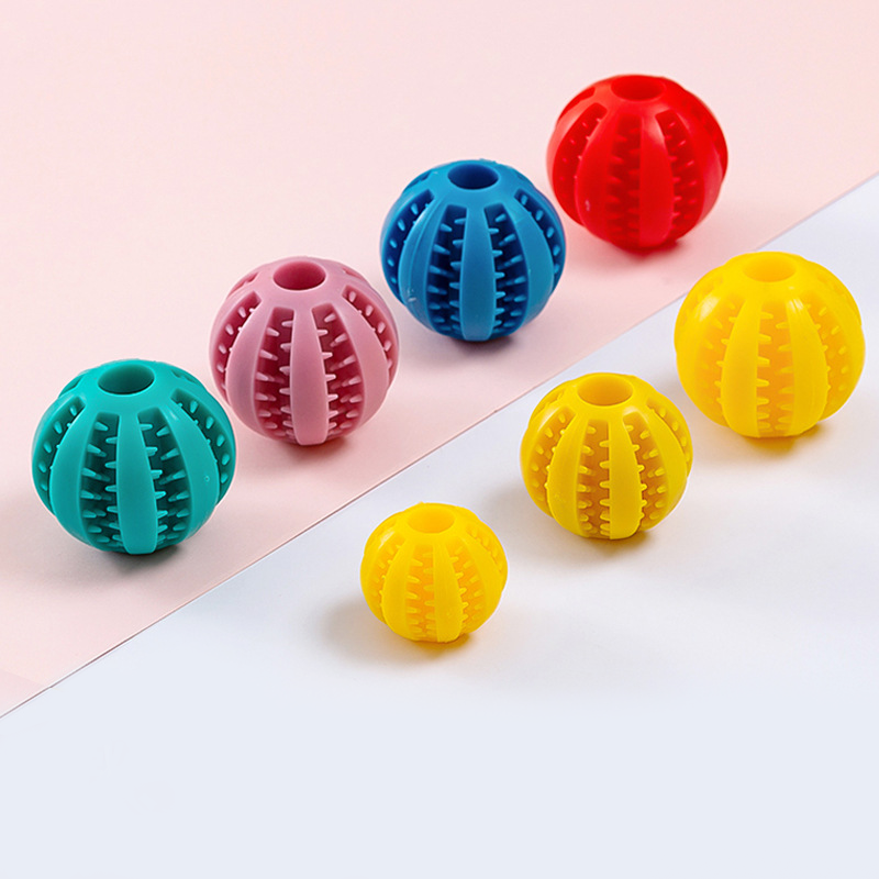 Watermelon‑Shaped TPR Treat Dispensing Ball, Interactive Chew Toy for Dogs & Cats, Slow Feeder Enrichment Toy, 3 Sizes Available