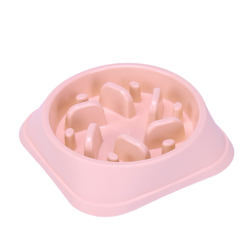 Slow Feeder Dog Bowl — Anti-Choke Pet Bowl with Non-Slip Base, Eco-Friendly PP, for Dogs & Cats