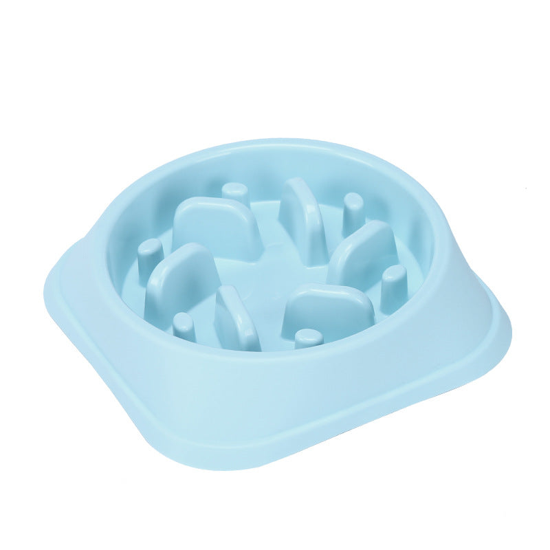 Slow Feeder Dog Bowl — Anti-Choke Pet Bowl with Non-Slip Base, Eco-Friendly PP, for Dogs & Cats