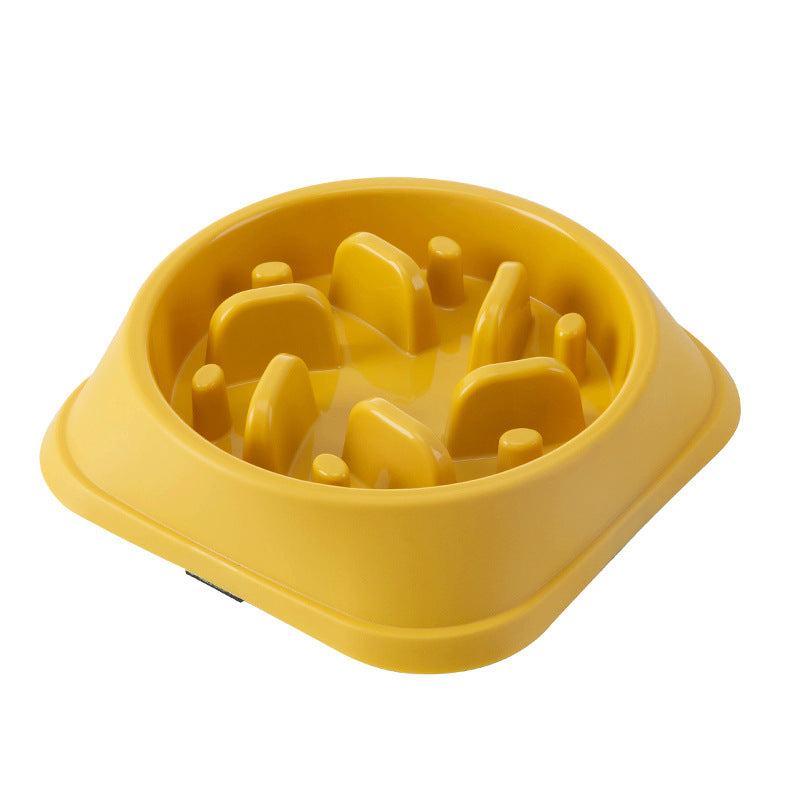 Slow Feeder Dog Bowl — Anti-Choke Pet Bowl with Non-Slip Base, Eco-Friendly PP, for Dogs & Cats