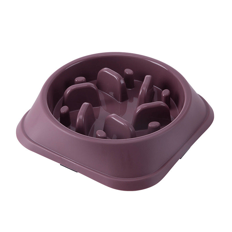 Slow Feeder Dog Bowl — Anti-Choke Pet Bowl with Non-Slip Base, Eco-Friendly PP, for Dogs & Cats