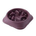Slow Feeder Dog Bowl — Anti-Choke Pet Bowl with Non-Slip Base, Eco-Friendly PP, for Dogs & Cats