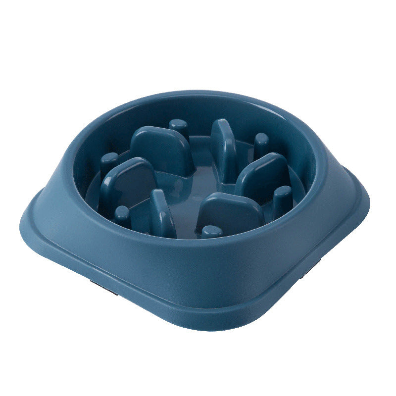 Slow Feeder Dog Bowl — Anti-Choke Pet Bowl with Non-Slip Base, Eco-Friendly PP, for Dogs & Cats