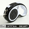 Retractable Dog Leash 16FT, U‑Shaped Anti‑Tangle Design, Heavy‑Duty Walking Leash with Alloy Hook for Small & Medium Dogs