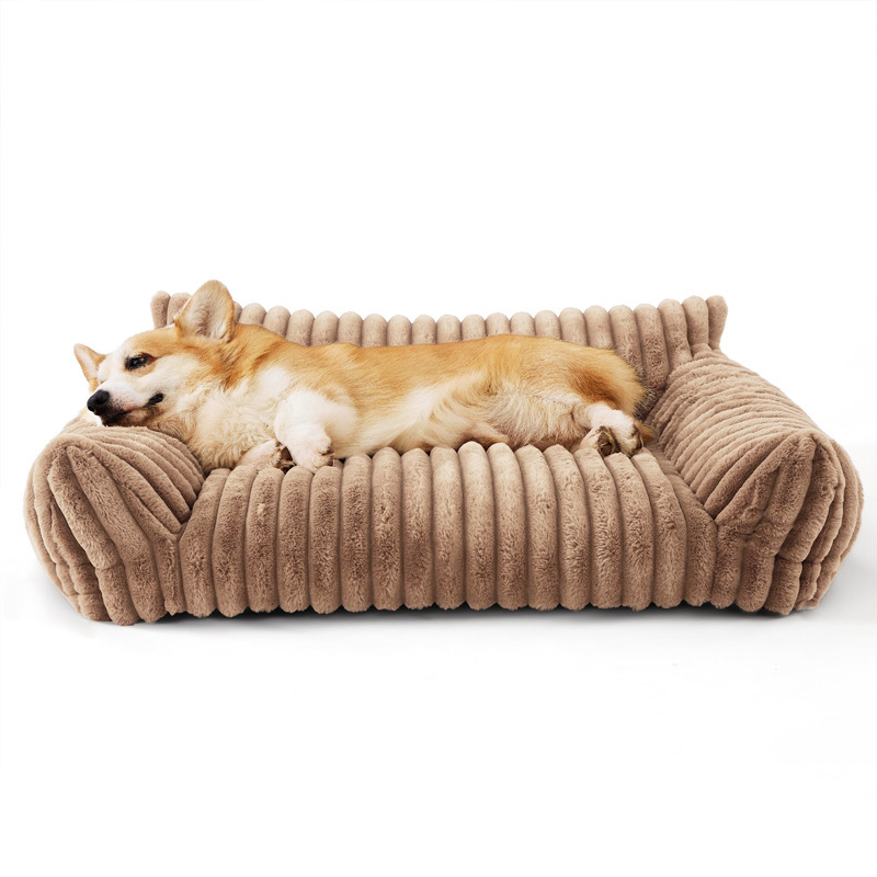 Luxury Removable Washable Mini Pet Sofa Couch, 3 Sizes Soft PP Cotton Sponge Dog Cat Bed