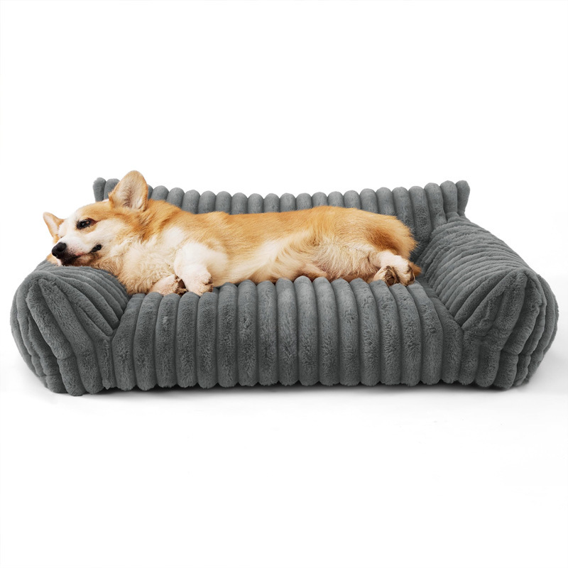 Luxury Removable Washable Mini Pet Sofa Couch, 3 Sizes Soft PP Cotton Sponge Dog Cat Bed