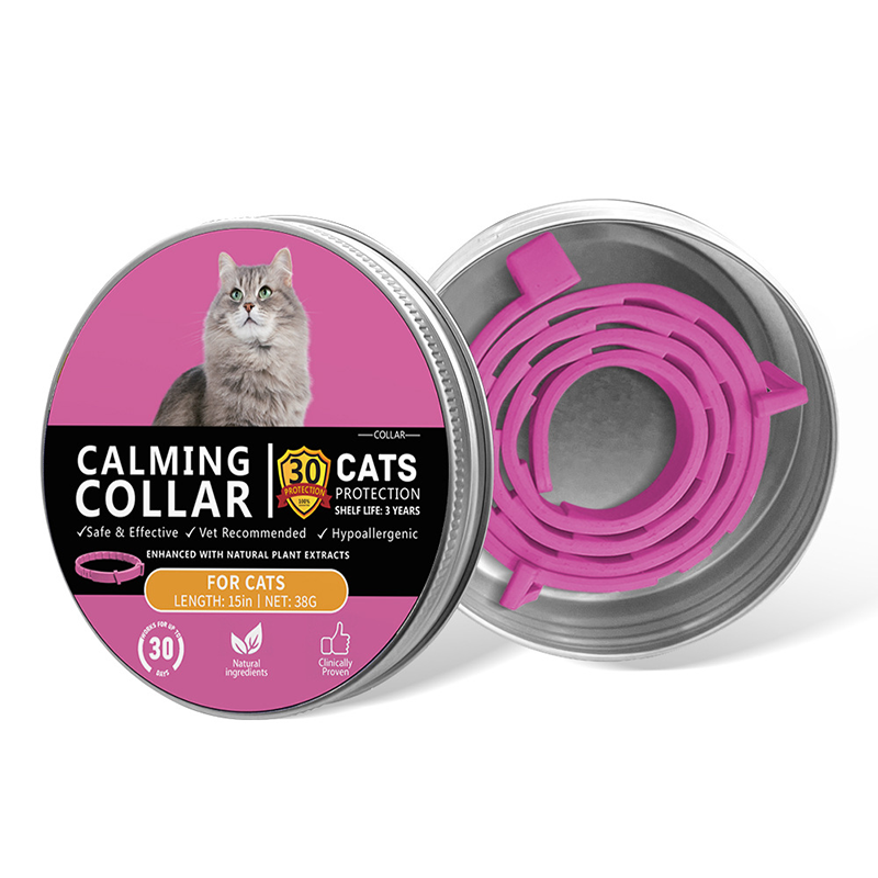 Pet Lavender Aroma Collar for Dogs & Cats, Waterproof Adjustable TPR Scent Collar Lasts Up To 60 Days