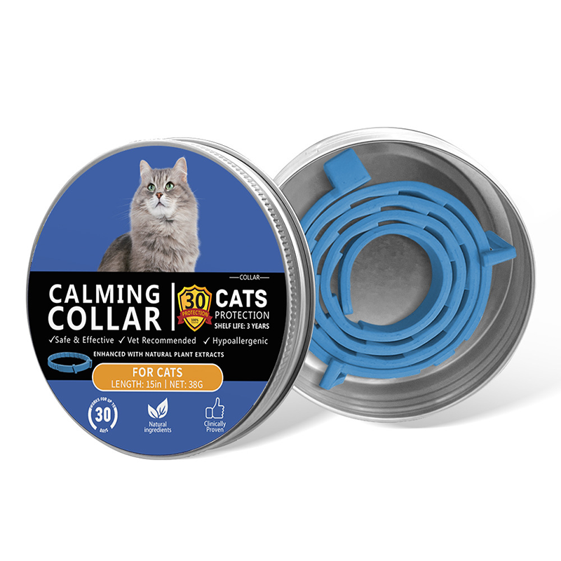 Pet Lavender Aroma Collar for Dogs & Cats, Waterproof Adjustable TPR Scent Collar Lasts Up To 60 Days