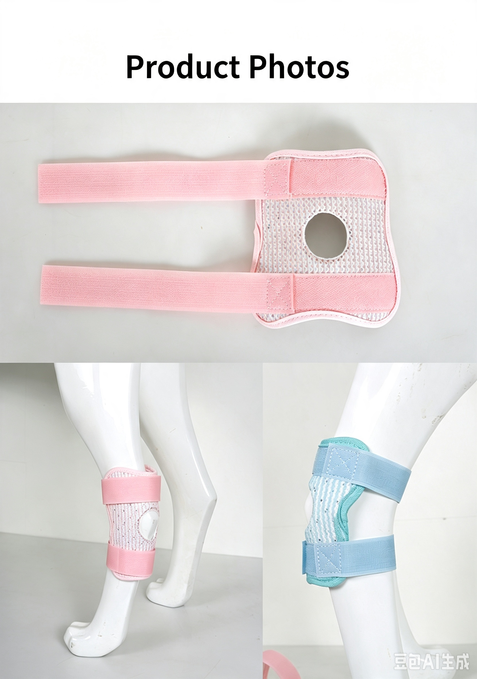 Dog Knee Brace Pet Leg Support Brace Joint Protection Sleeve with Adjustable Velcro, Breathable 3D Mesh Pet Leg Sleeve for Dogs Hind Leg & Front Leg