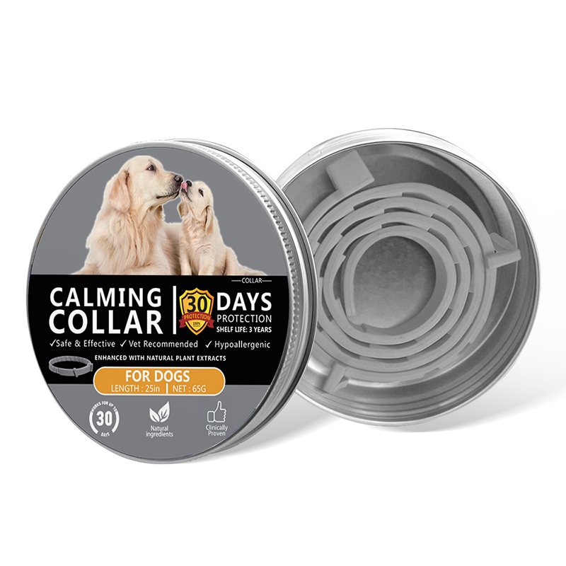 Pet Lavender Aroma Collar for Dogs & Cats, Waterproof Adjustable TPR Scent Collar Lasts Up To 60 Days