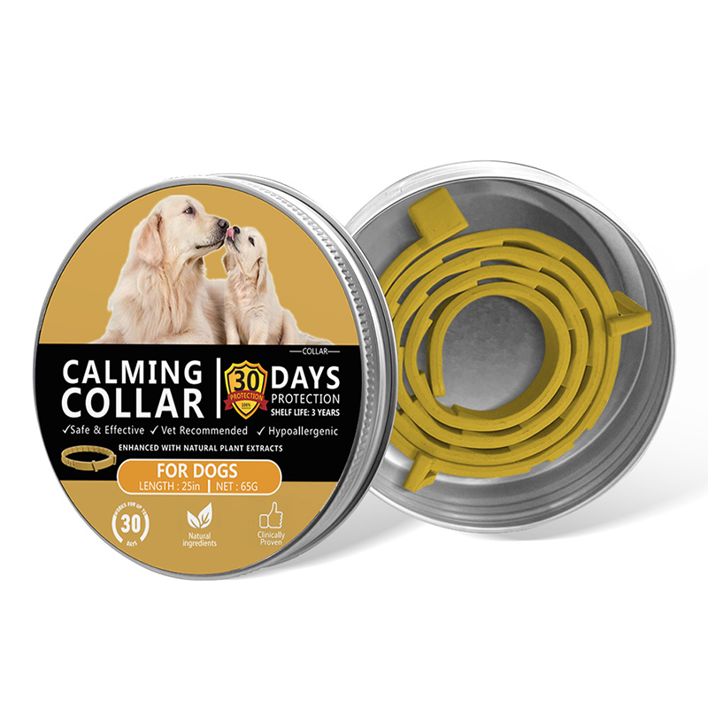 Pet Lavender Aroma Collar for Dogs & Cats, Waterproof Adjustable TPR Scent Collar Lasts Up To 60 Days