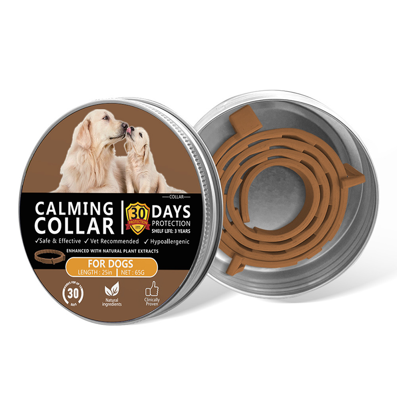 Pet Lavender Aroma Collar for Dogs & Cats, Waterproof Adjustable TPR Scent Collar Lasts Up To 60 Days