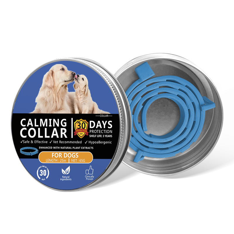 Pet Lavender Aroma Collar for Dogs & Cats, Waterproof Adjustable TPR Scent Collar Lasts Up To 60 Days
