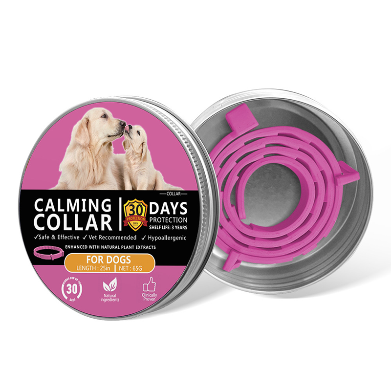 Pet Lavender Aroma Collar for Dogs & Cats, Waterproof Adjustable TPR Scent Collar Lasts Up To 60 Days