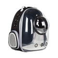 Cat Space Backpack Carrier, Semi‑Shaded Privacy Clear Pet Travel Backpack, Breathable Carrier for Small Cats & Puppies Under 6kg